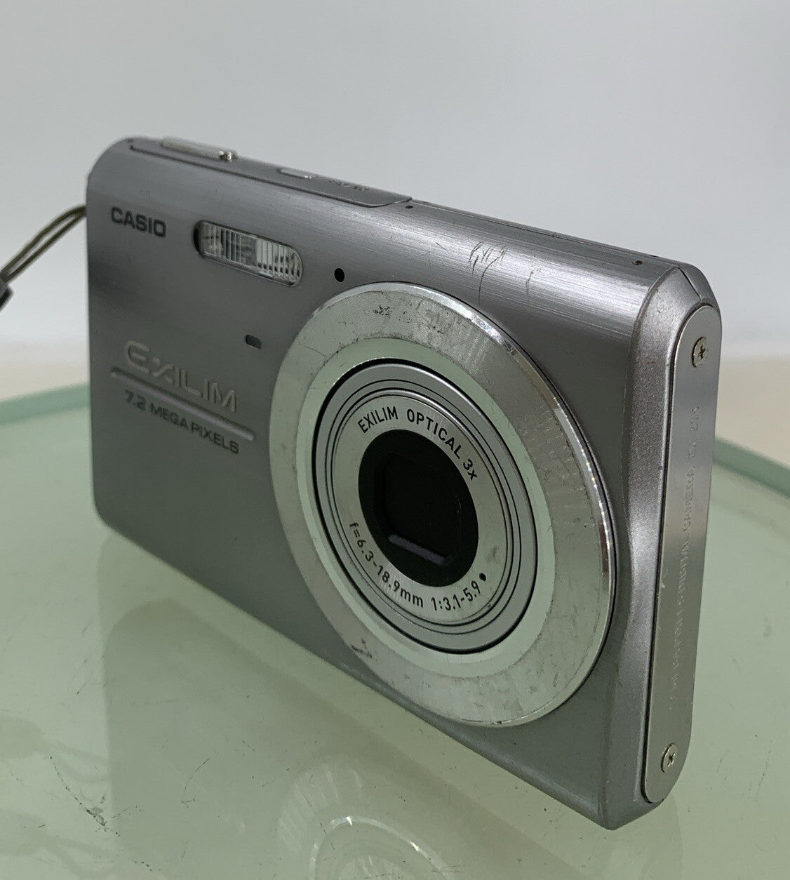 Casio Digital Camera Exilim EX-Z75 7.2MP SILVER + CHARGER+2GB CARD TESTED - 8282