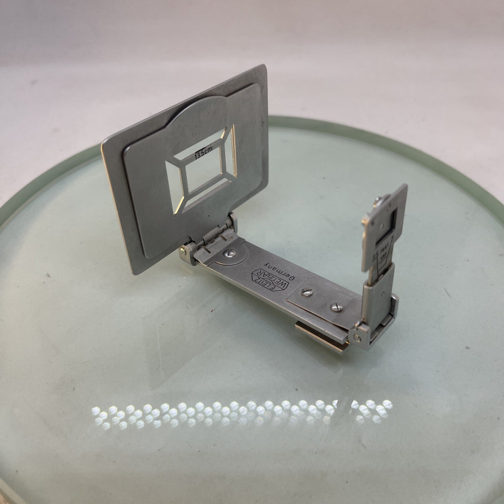 Leica frame finder ROSOL E. Leitz Wetzlar for 50 mm 90 mm & 135 mm LENSES TOP3785