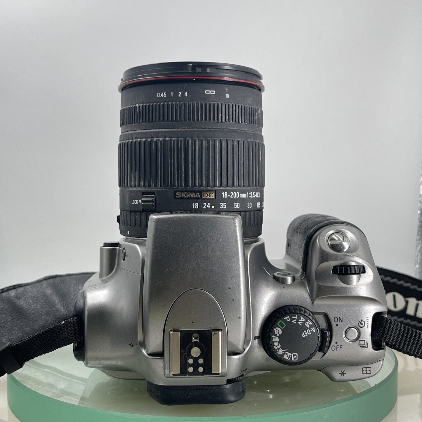 Canon EOS 300D Digital SLR Camera + Sigma 18-200 F/3.5-6.3 DC Lens + Charger#71110
