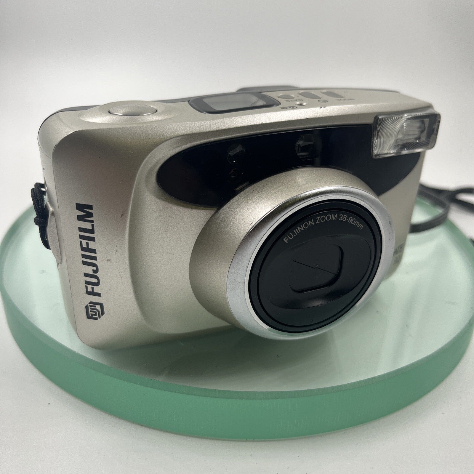 Fujifilm Zoom Date 90 Point And Shoot 35mm Film Camera Silver#TESTED # VGC# 4466