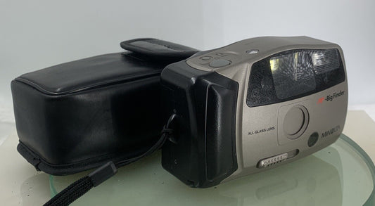 Minolta AF- BIG FINDER GREY SHOOT VINTAGE FILM CAMERA WITH COVER TESTED - 3070