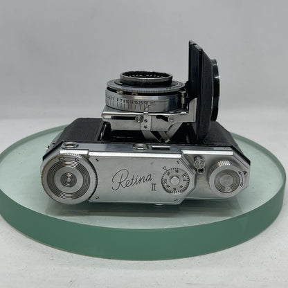 Kodak Retina II Type 142 Folding 35mm Rangefinder Camera w/ Ektar 50mm f3.5 Lens6