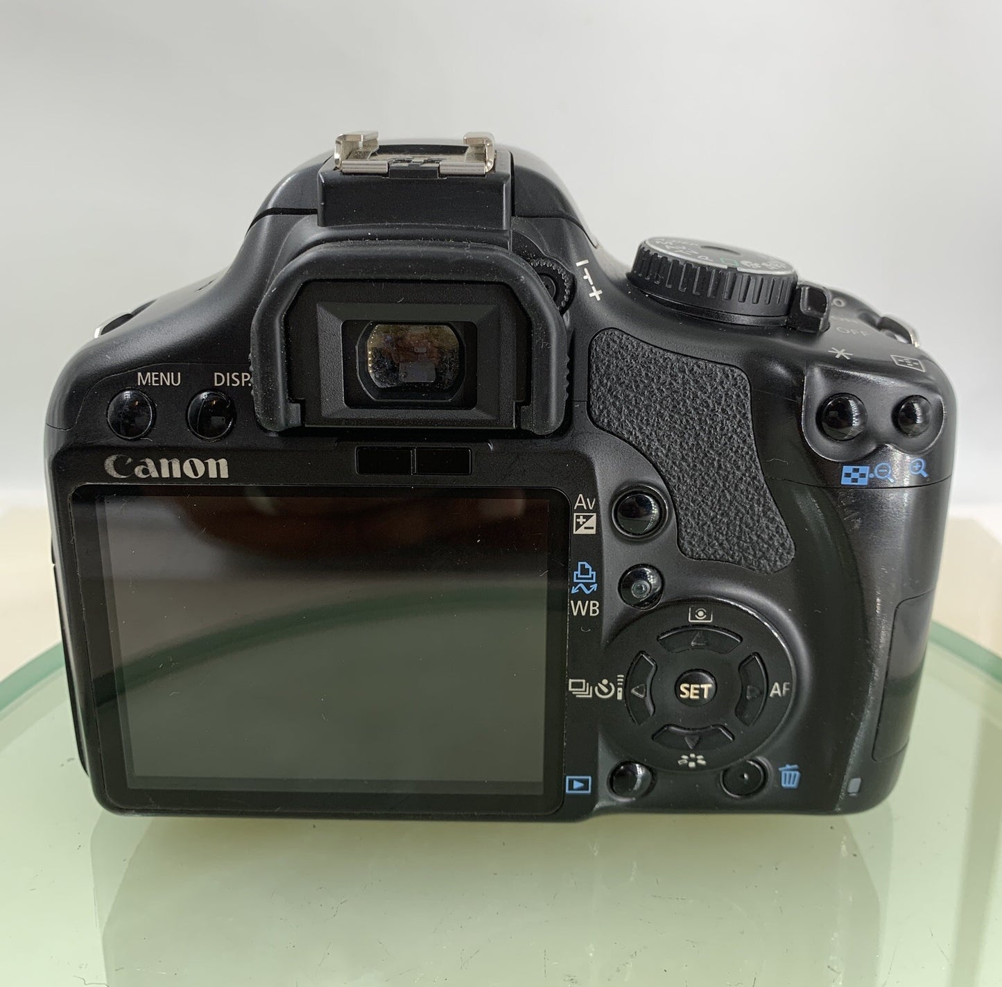 Canon EOS 450D 12.2 MP BLACK WITH CHARGER+WIRE AND BOOK MANUAL -TESTED -9104