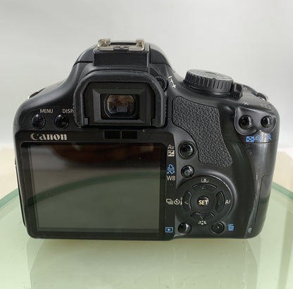 Canon EOS 450D 12.2 MP BLACK WITH CHARGER+WIRE AND BOOK MANUAL -TESTED -9104