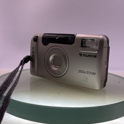 FUJIFILM FOTONEX 250ix ZOOM Advanced Photo System (APS) Camera Cased TESTED #3802