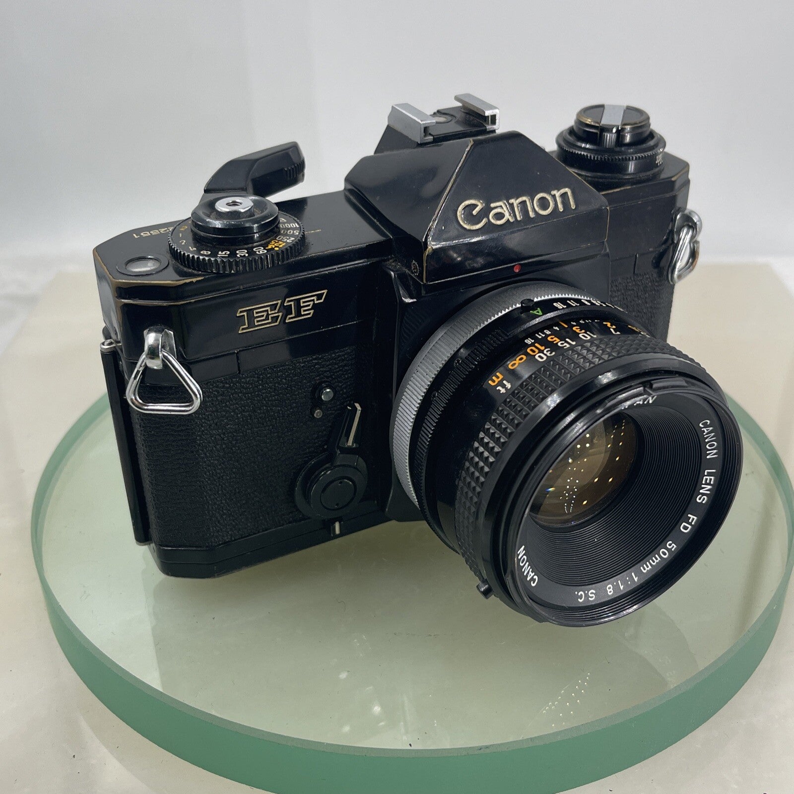 Canon EF SLR Film Camera with 50mm f1.8 lens S.C TESTED WORKS AS IT SHOULD  #4721