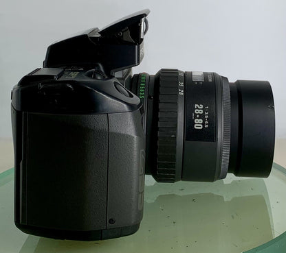 PENTAX SF-7 CAMERA + PENTAX-F ZOOM 28-80MM F3.5-4.5 LENS + TESTED-3452