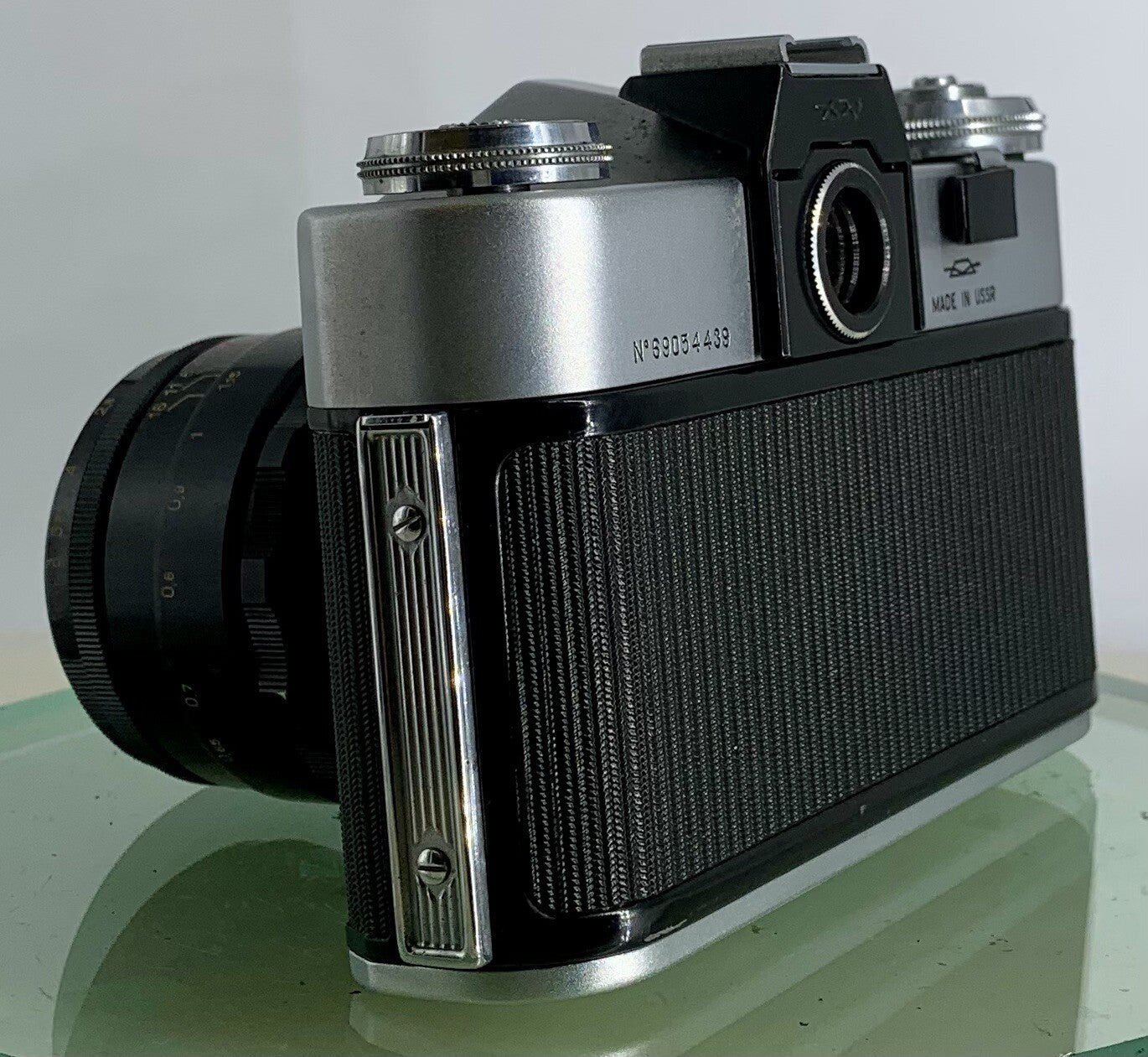 Vintage Zenit - B SLR Camera + HELIOS-44-2  2/58 Lens + SILVER + TESTED - 1735