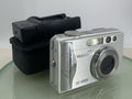 TRAVELER DC-8300 DIGITAL STILL CAMERA SILVER WITH CHARGER +COVER TESTED - 3220