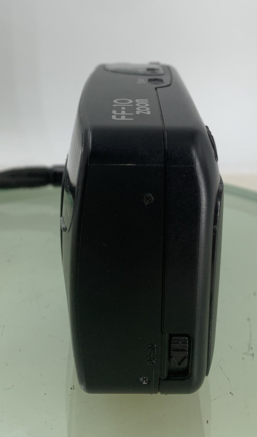 Ricoh FF-10 Zoom POINT AND SHOOT 35mm FILM CAMERA + COVER TESTED - 1423