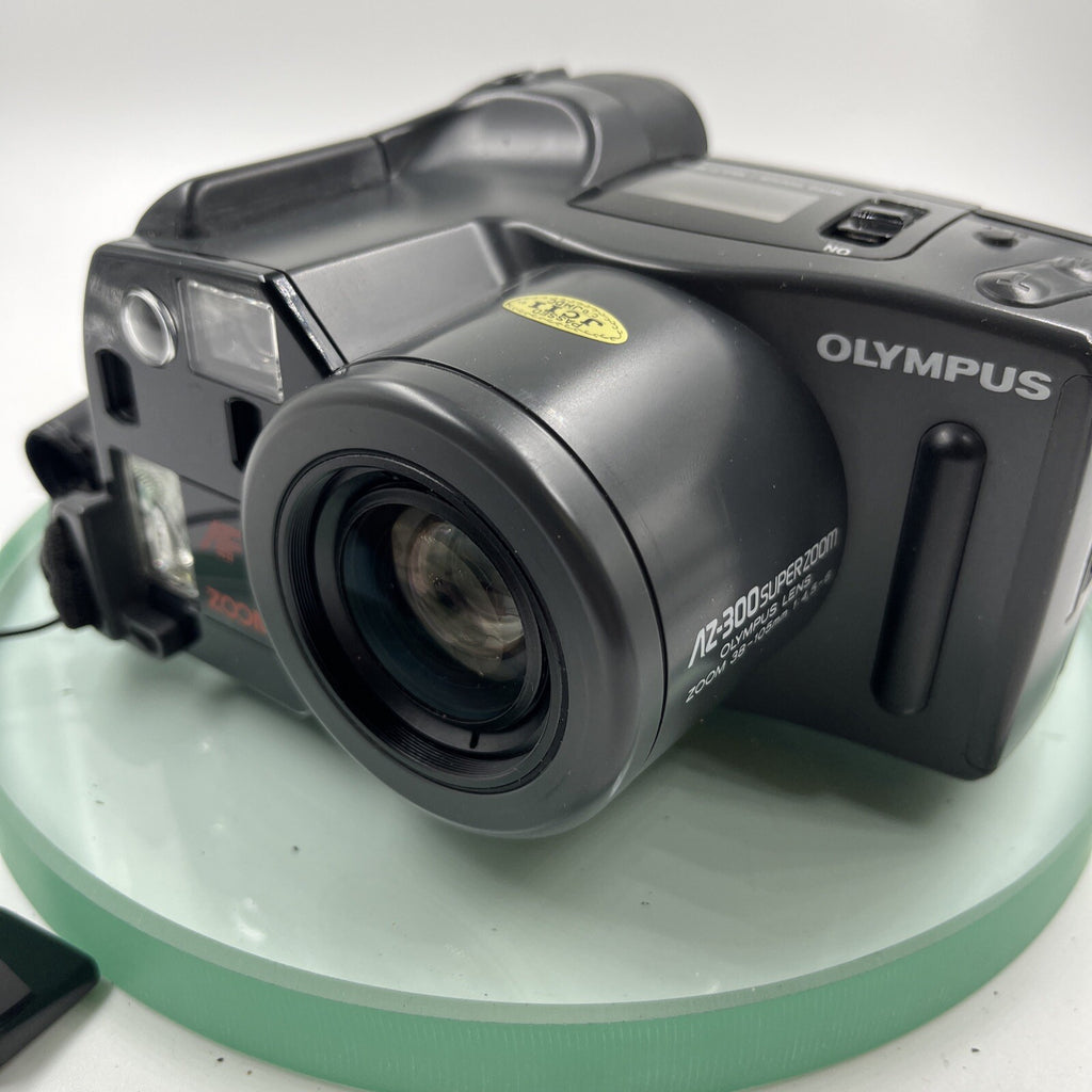 Olympus AZ-300 Superzoom Point And Shoot 35mm Compact Film Camera Working+++#5074