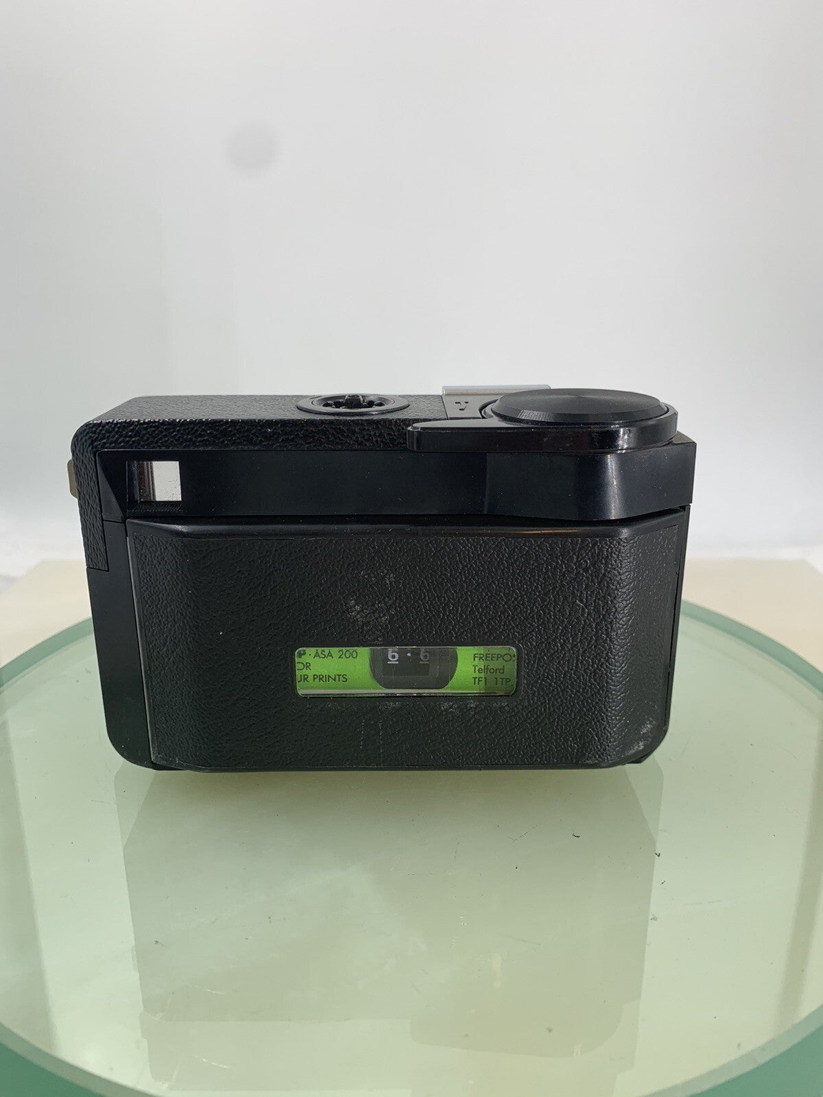 Kodak Instamatic Camera 133-X Viewfinder Camera BLACK WITH COVER TESTED - 854