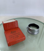 Leica Fison metal lens hood for 5cm Elmar MINTY IN BOX,    CLEAN  #8190