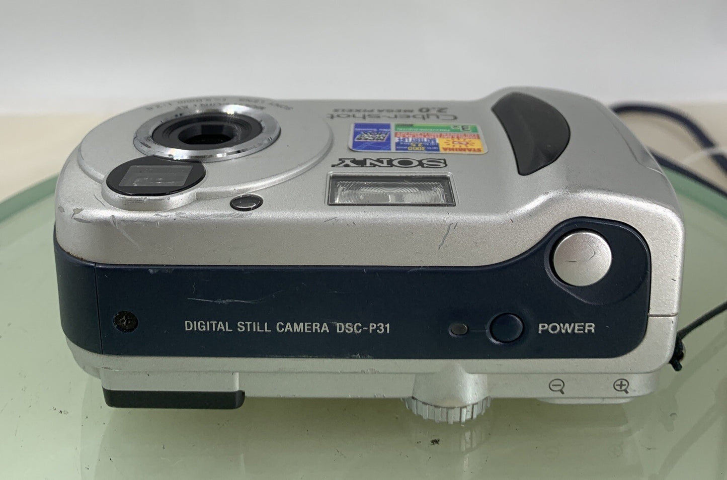 Sony Digital Camera Cybershot DSC-P31 2.0MP Silver WITH 128MB CARD Tested - 128