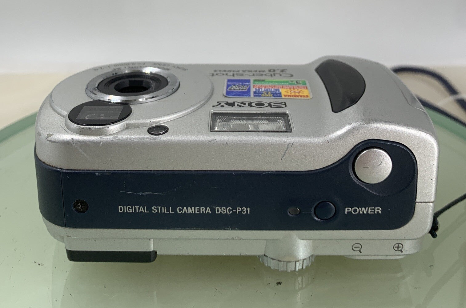 Sony Digital Camera Cybershot DSC-P31 2.0MP Silver WITH 128MB CARD Tested - 128