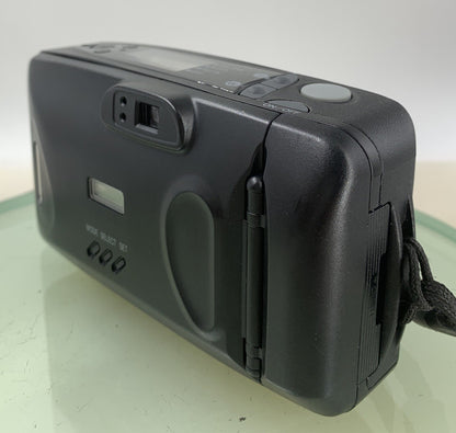 Samsung AF Slim Zoom 35mm Film Point And Shoot Camera Black + BAG TESTED - 166