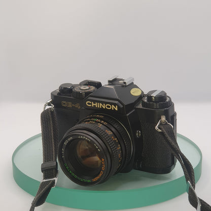 CHINON CE-4 35mm Film SLR Manual Camera with CHINON 50mm F/1.7 MC Lens #8031