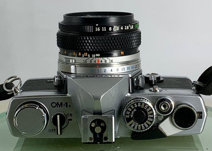 Olympus OM-1N MD 35mm Film SLR Manual Camera 50mm f/1.8 Zuiko Lens Fully Working8