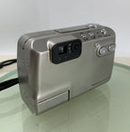 Minolta VECTIS 300 STEEL CAMERA NO CARD SILVER WITH COVER - TESTED - 9924