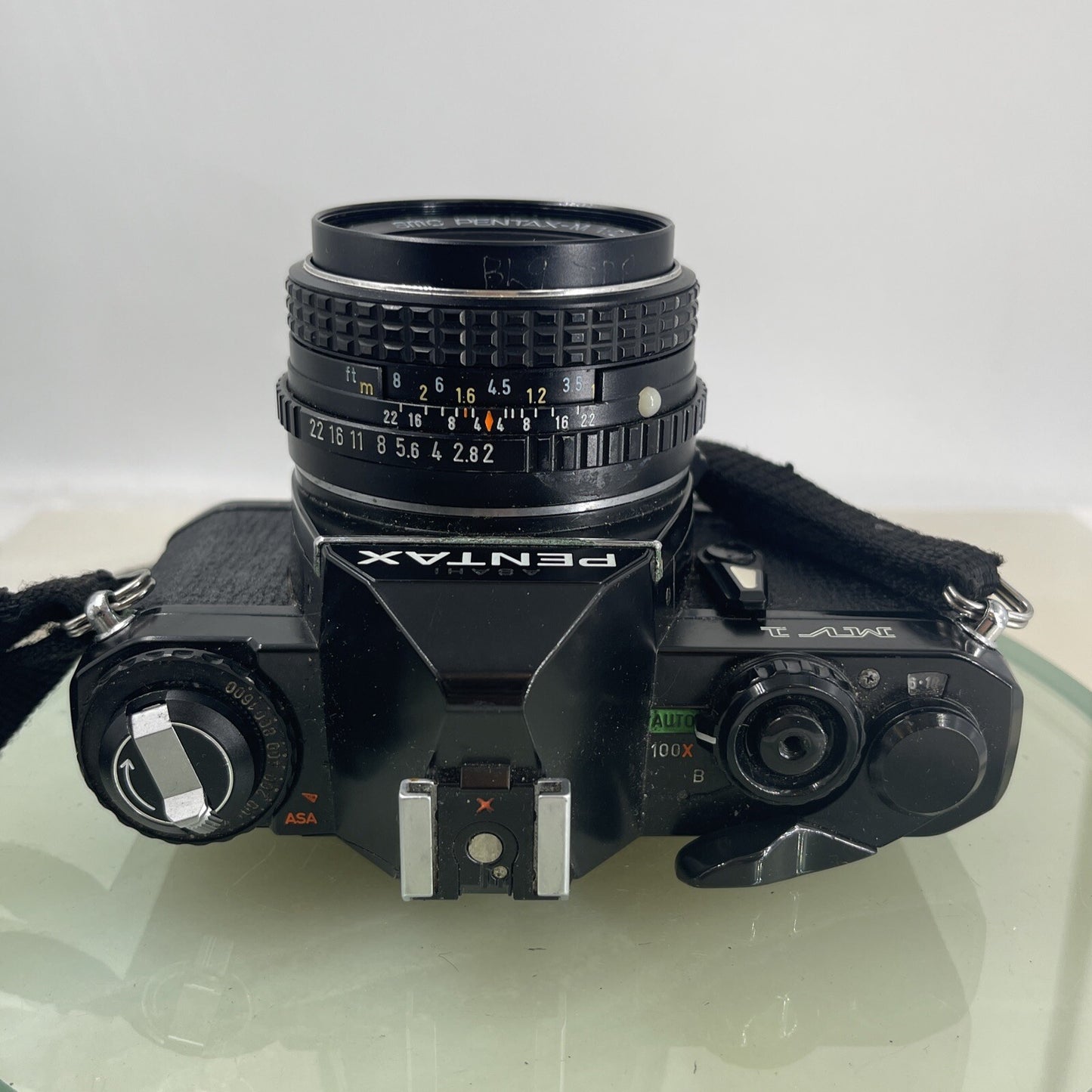 Pentax MV 1 35mm SLR Camera, with 50mm f/2 Prime Lens, Strap TESTED  #6066