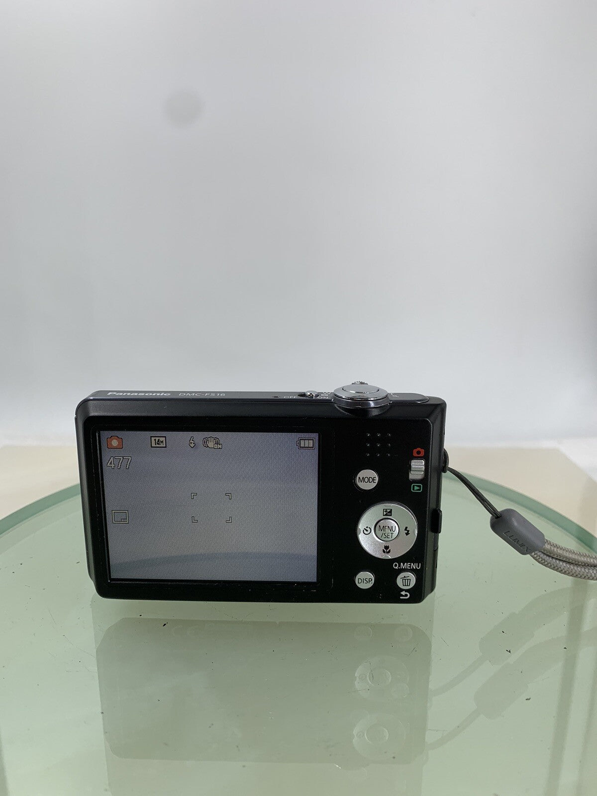 Panasonic LUMIX DMC-FS16 14MP Digital Camera+WIRE+CHARGER+COVER TESTED - 1754
