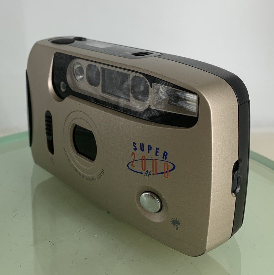 SUPER 2000 AF COMPACT DIGITAL FILM CAMERA GREY NO CHARGER TESTED - 5232
