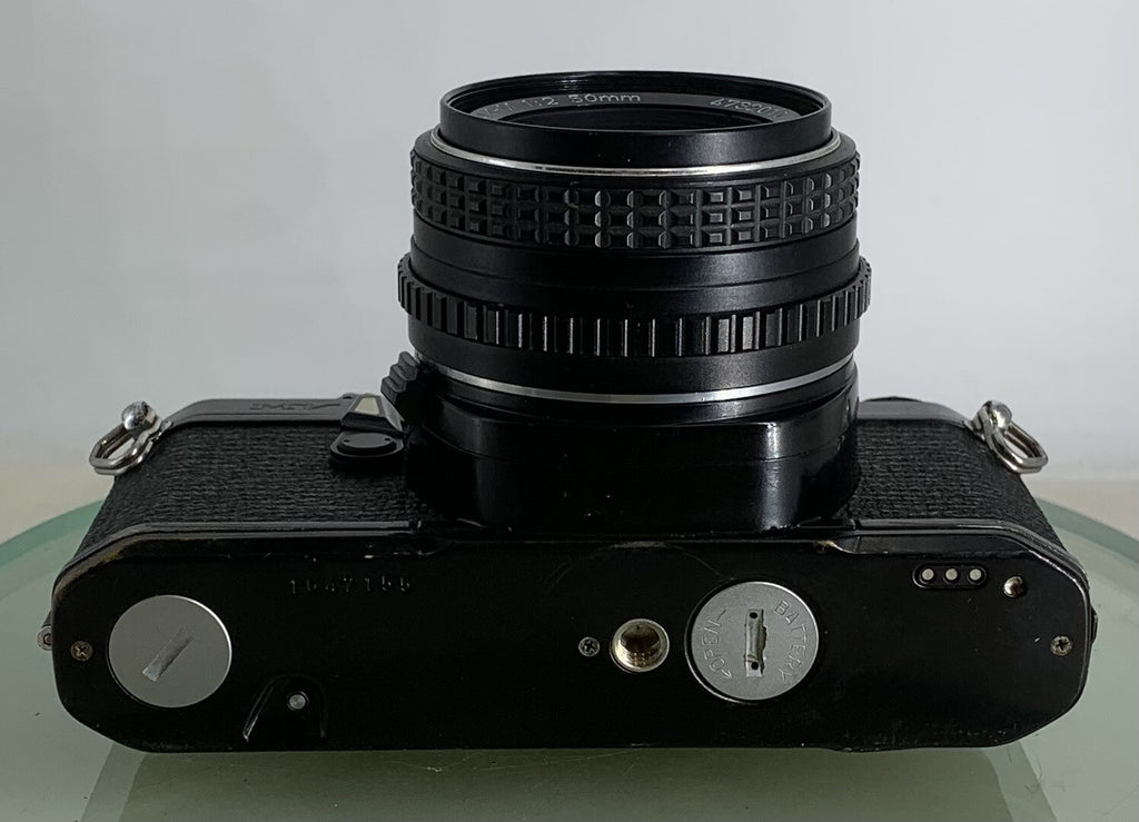 Pentax MV 1 35mm SLR Camera, with 50mm f/2 Prime Lens, Strap TESTED  #1729