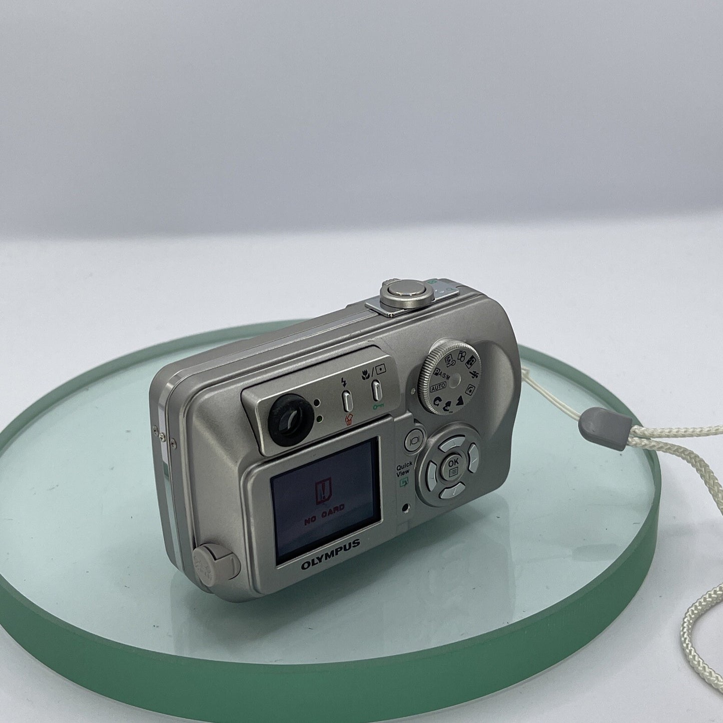 Olympus Camedia C-50 Zoom 5.0MP Compact Digital Camera Silver Tested #8383