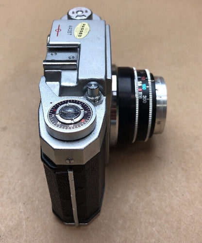 OSHIRO SPINNY 1956 JAPAN  SLR 35MM RARE VINTAGE CAMERA +CASE NEAR MINT CONDITION6