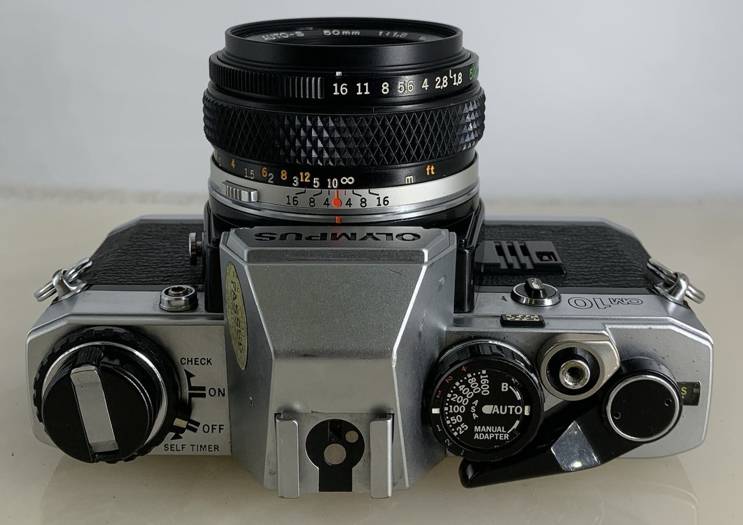 SERVICED Olympus OM10 35mm Film SLR Manual Camera + Olympus 50mm f/1:1.8 #1319