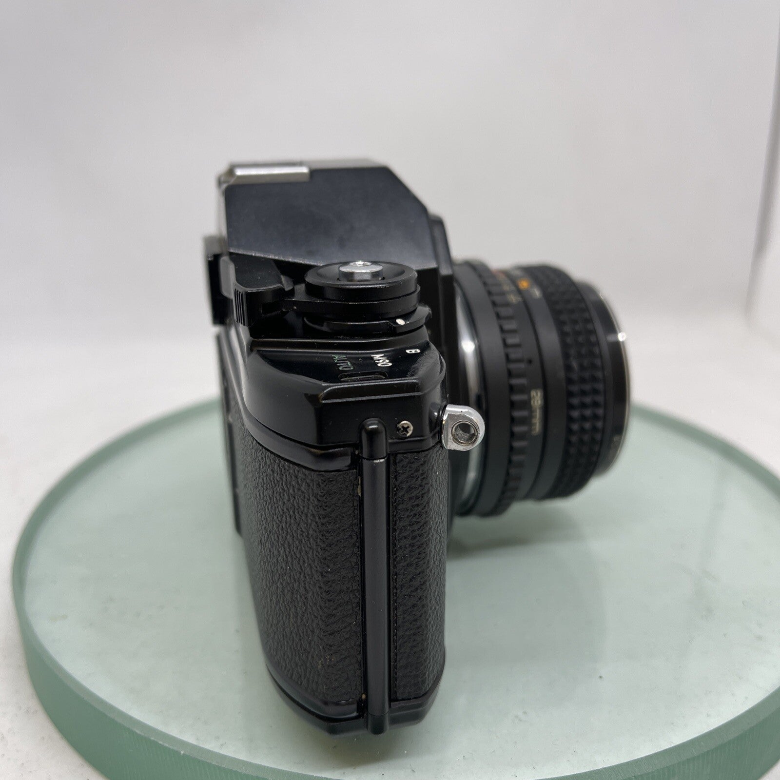 Nikon EM SLR 35mm Film Camera + 28mm 1:2.8 Lens (SUNACTION AUTO) TESTED 164