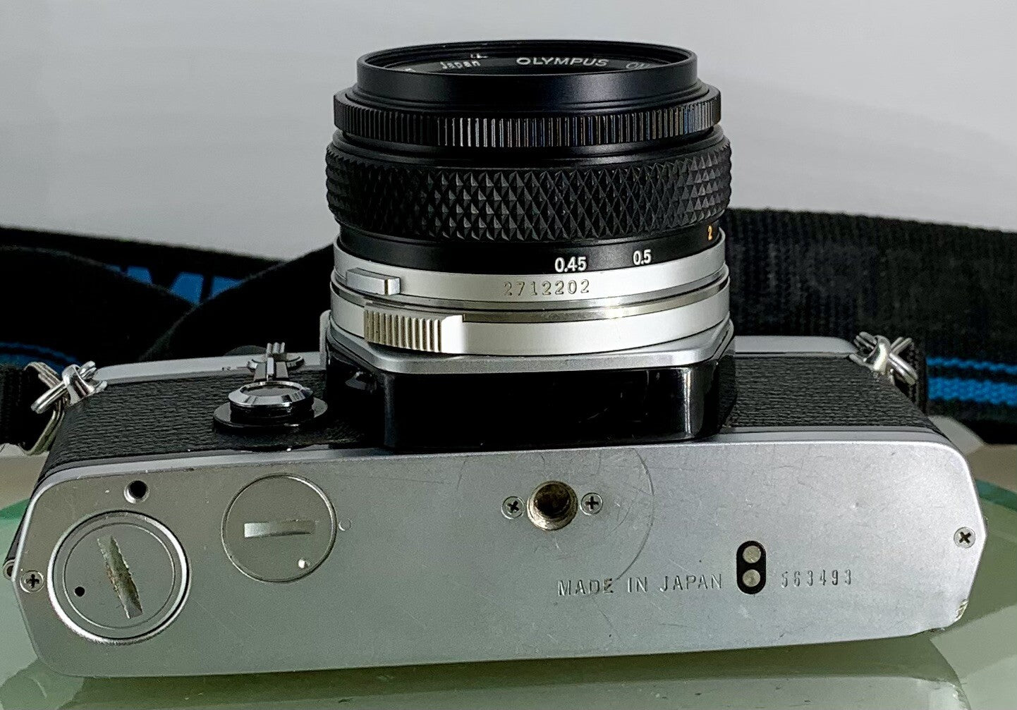Olympus OM-1 MD 35mm SLR Film Camera &  Olympus ZUIKO  50mm f1.8 Lens- TESTED3079