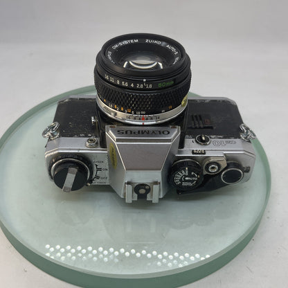 Olympus OM10 35mm Film SLR Manual Camera +Olympus 50/1.8 MC Zuiko Lens TESTED3905