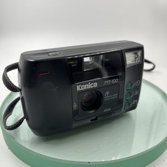 Konica MT-100 Point & Shoot 35mm Film Camera  - VGC - TESTED # 4410