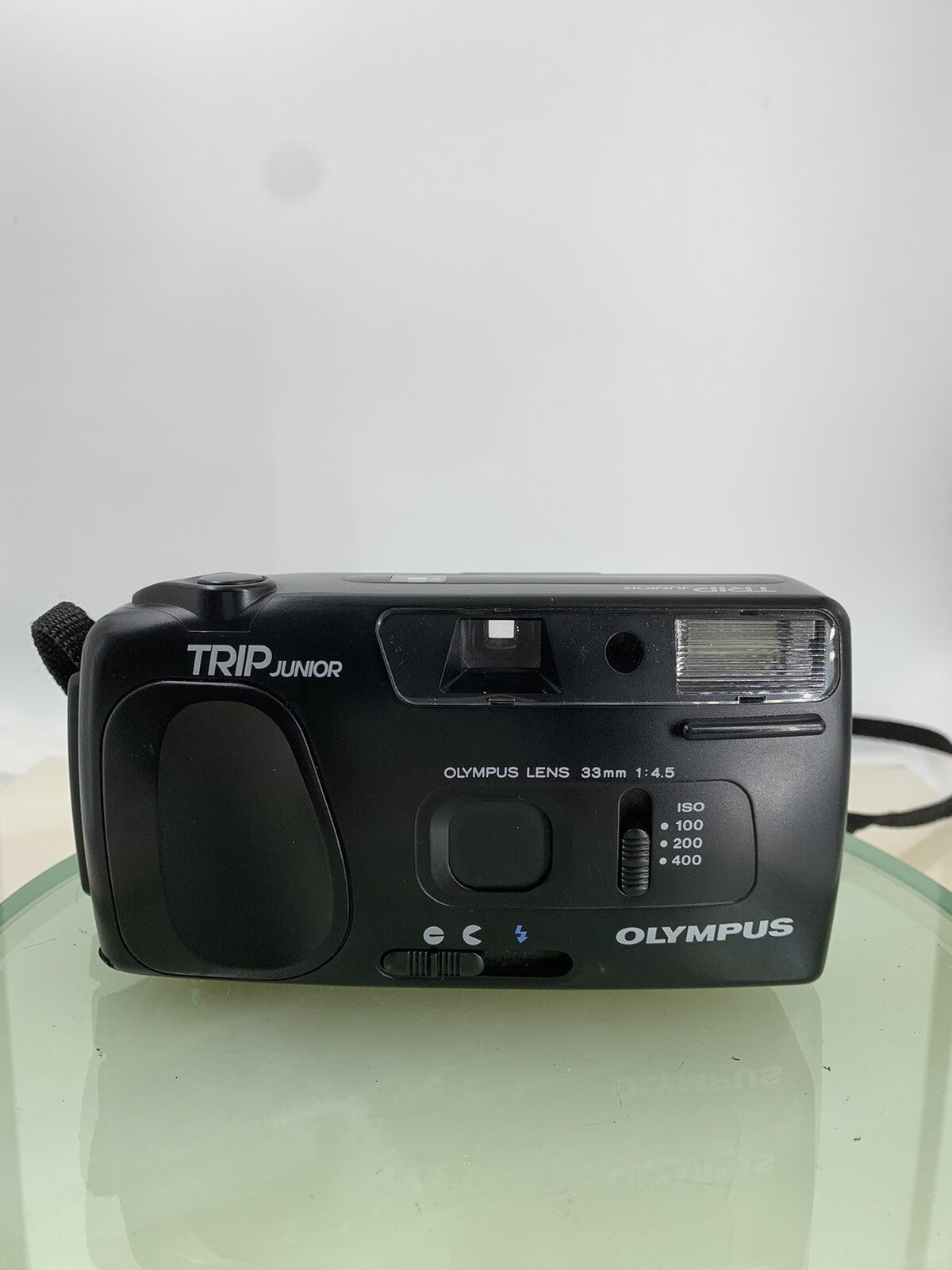 Olympus Trip Junior ANALOG POINT AND SHOOT FILM CAMERA BLACK TESTED - 4710