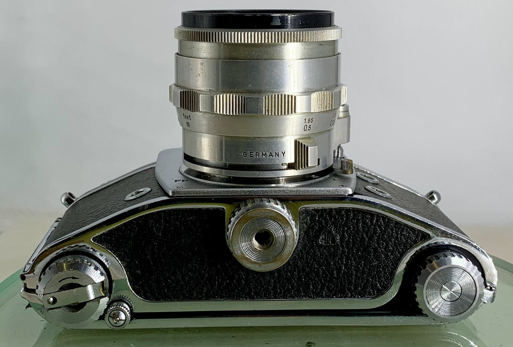Exakta Varex II B 35mm Camera Carl Zeiss Jena Tessar 2,8 50mm  - Tested #318
