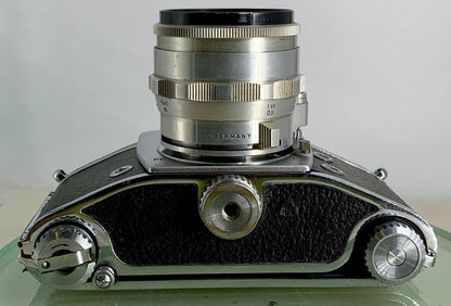 Exakta Varex II B 35mm Camera Carl Zeiss Jena Tessar 2,8 50mm  - Tested #318