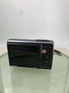 Olympus U-9010 COMPACT DIGITAL CAMERA BLACK + CHARGER + WIRE TESTED - 6964