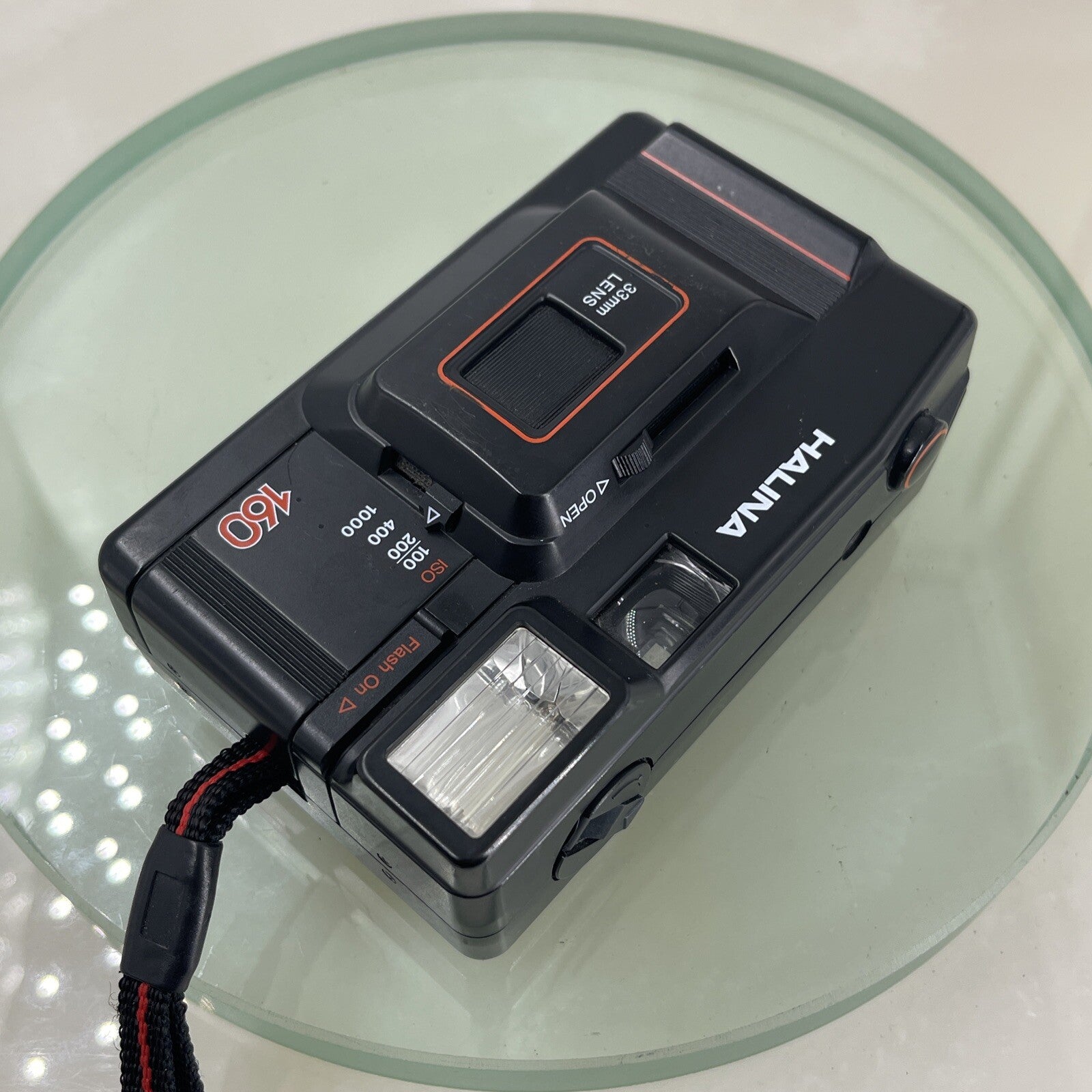 Halina 160 35mm f/5.6 Compact Camera Black Working Vintage #7167