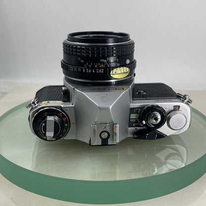 Pentax ME 35mm SLR Film camera + Pentax-M  50mm f2 LENS  - TESTED  9296