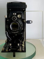 Vintage JCA Dresden Compur Carl Zeiss Jena Tessar 1:4.5 f=15cm Folding Camera2