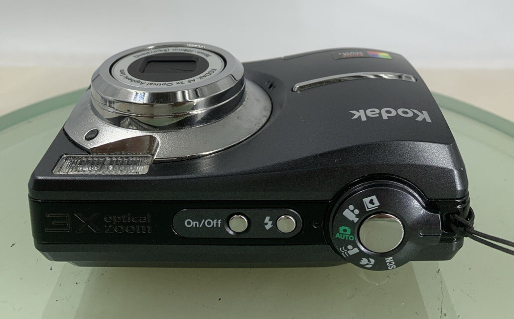 Kodak EASYSHARE C613 6.2MP COMPACT DIGITAL CAMERA BLACK + COVER TESTED - 2587