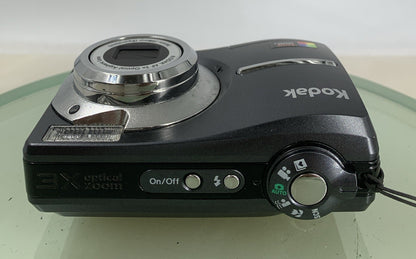 Kodak EASYSHARE C613 6.2MP COMPACT DIGITAL CAMERA BLACK + COVER TESTED - 2587