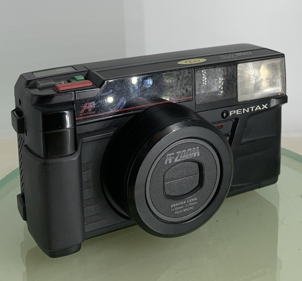 Pentax Zoom-70 Tele Macro AF Camera # Black # VGC # TESTED # 8120