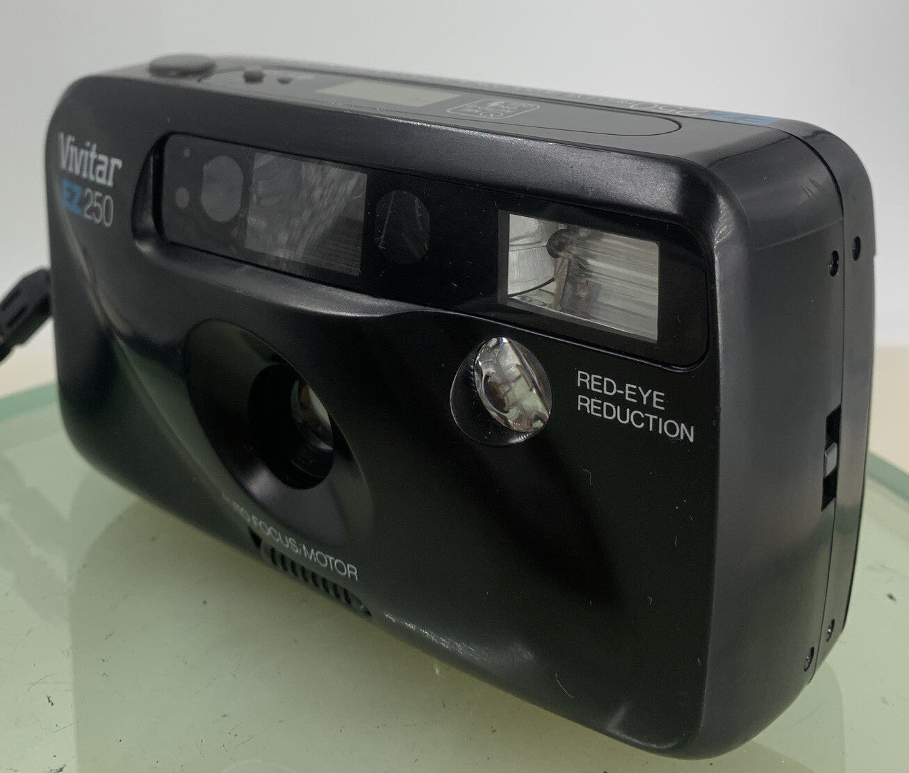 Vintage Vivitar EZ250 35mm Compact POINT AND SHOOT Camera with Case TESTED - 2132