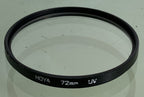 Hoya UV Filter 72mm For Camera Lens+Clean+Good Condition-5950