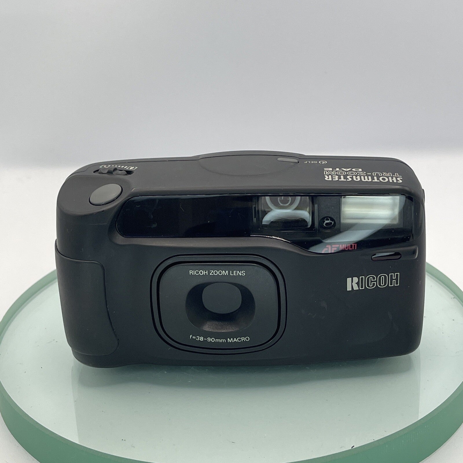 Vintage Ricoh Shotmaster Tru-Zoom Date 35mm camera Canon  38-90mm lens #8491
