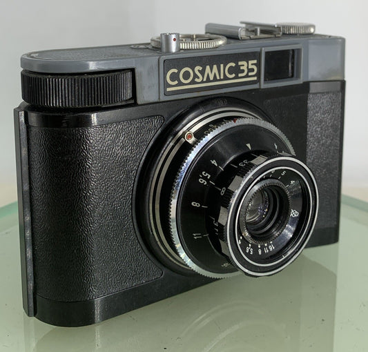 Cosmic 35 Vintage Camera Original BLACK GOOD CONDITION FILM CAMERA TESTED - 7330