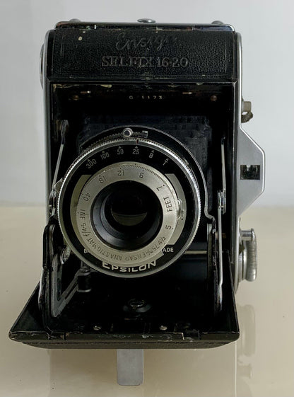 Ensign Selfix 16/20 Roll Film Camera from 1950s Ensar 75mm- Working Condition#181