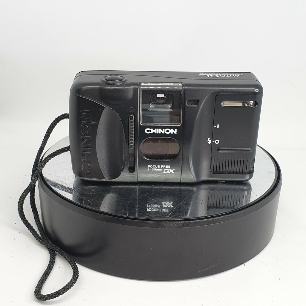[Excellent+++] Chinon Auto GL Point & Shoot Film Camera w/ Case - great - #6881